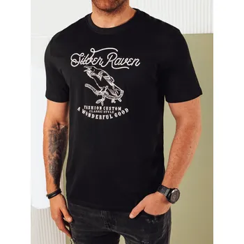 Pánské tričko Černé tričko s potiskem RX5363 Velikost: XL