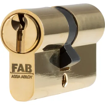 Vložka do dveří Oboustranná cylindrická vložka FAB 2** - mosaz