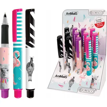 Kuličkové pero na bombičky Cresco AniMalS 202001-B