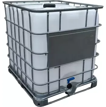 nádrž IBC KONTEJNER 1000L SCHÜTZ 150/50 REKO BEZ UN KOVOVÁ PALETA INTEGROVANÝ KLAPKOVÝ KOHOUT DN50 1000 l