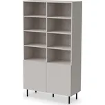 Nábytek PEGAS s.r.o. Regál PAXOS REG-1, kašmír/černá