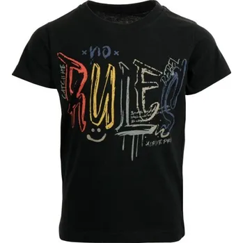 Chlapecké tričko Dětské triko ALPINE PRO DEXO 140/146 Černá, Mix