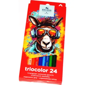 Pastelka Školní pastelky 24 kusů trojhranné Koh i noor