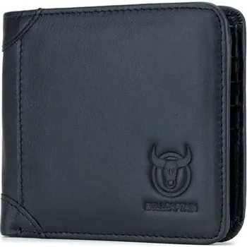 Obal na doklad Bullcaptain elegantní kožená peněženka Werner Černá BULLCAPTAIN 97k-cube
