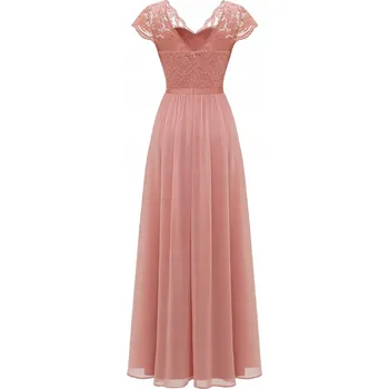 Dámské šaty Dámské růžové šaty večerní šaty velikost vel. M