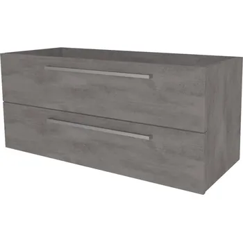 Koupelnový nábytek Mereo Bino, koupelnová skříňka 121 cm, Multidecor, Beton tmavě šedý CN693SBET2