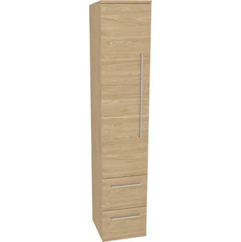 Koupelnový nábytek Mereo Bino, koupelnová skříňka vysoká 163 cm, levá, Multidecor, Dub olejovaný CN697DUO1