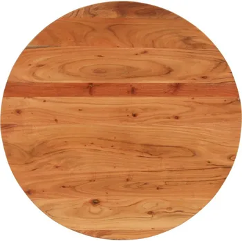 Konferenční stolek vidaXL Stolní deska Ø 80 x 2,5 cm kulatá masivní mangovníkové dřevo [370030] Barva: Akáciové dřevo (přírodní)