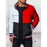 Červeno -modro bílá přechodná pánská bunda TX4354 Velikost: L