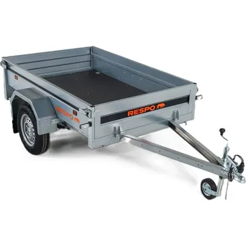 Příslušenství pro přívěs RESPO Přívěsný vozík RESPO, 200x125 cm, 750 kg, listové odpružení, tlumiče