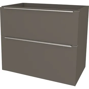 Koupelnový nábytek Mereo Mailo, koupelnová skříňka 61 cm, chrom madlo, Multidecor, Lávová šedá CN590SLAS1