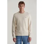 SVETR GANT COTTON TEXTURED C-NECK CREAM