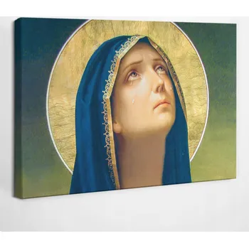 Obraz Fotoobraz Obraz na plátně Dárek Ikona Matky Boží 30x20 cm