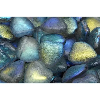 Korálek Srdce s dírkou nahoře č.4706 (15x16mm)