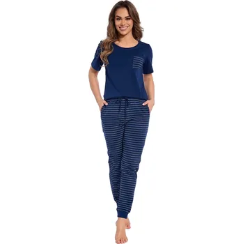 Dámské noční prádlo Dámské pyžamo CORNETTE 730/317 JENNY tmavě modrá XL 0