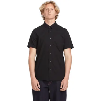 Pánská košile Košile Volcom Everett Oxford SS new black S 2025 - Odesíláme do 24 hodin