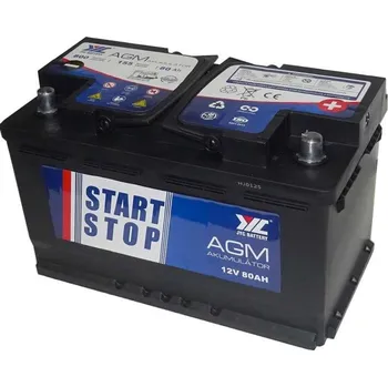 Autobaterie Pb akumulátor JYC Start-Stop AGM 12V/80Ah pravý