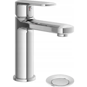 Vodovodní baterie Stojánková umyvadlová baterie Ravak Uni, stříbrná