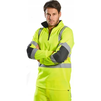Pánské oblečení Mikina PORTWEST Xenon Rugby žlutá, 5XL