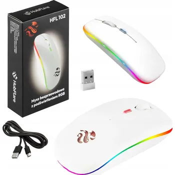 Myš BEZDRÁTOVÁ MYŠ BLUETOOTH RGB PRO SMART TV APPLE MAC MACBOOK IPAD IPHONE