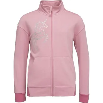 Dívčí mikina Dívčí mikina Lewro CALISTA 116/122 Růžová, Stříbrná