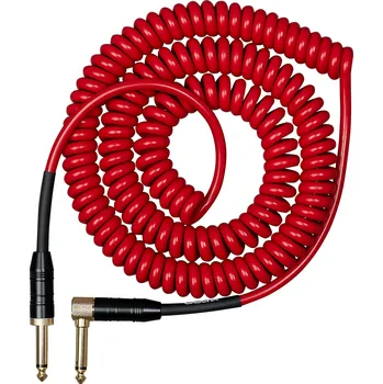 Příslušenství ke zvukové technice Cascha Advanced Line Guitar Cable Curly Red 6m + prodloužená záruka 3 roky