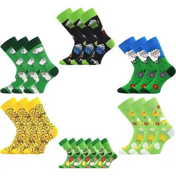 Lonka Deaster ponožky velikonoční motiv ovce Velikost: 43-46 (29-31)