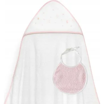 Dětská deka Deka s kapucí Interbaby 100 x 100 cm bílá