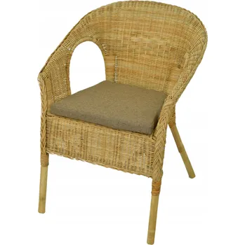 Polštář POLŠTÁŘ NA ŽIDLI KŘESLO RATANOVÝ Proutěný AGEN