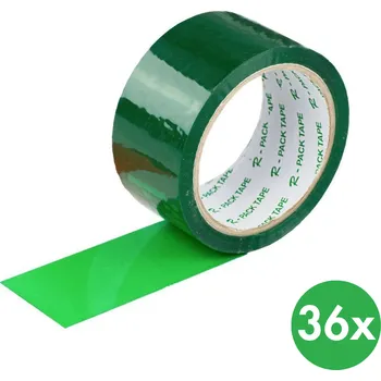 Lepicí páska B2B Partner Lepící páska, 50 mm x 66 m, 36 ks, zelená