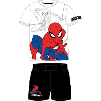 Chlapecké pyžamo Spider Man - licence Chlapecké pyžamo - Spider-Man 52041658W, bílá / černá Barva: Mix barev, Velikost: 104