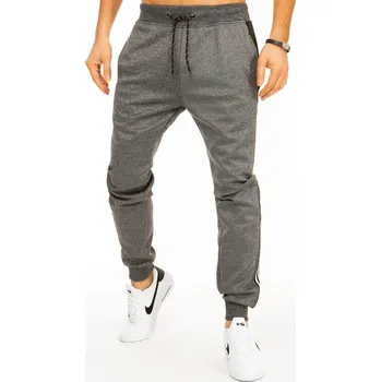 Antracitové pánské tepláky s pruhy UX2722 Velikost: M