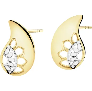 Náušnice Zlaté náušnice - slzy - AP541-1117