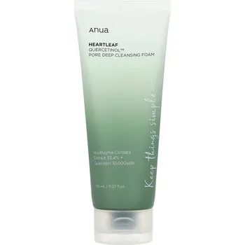 Přípravek na čištění pleti a oči Anua Heartleaf Quercetinol Pore Deep Cleansing Foam 150 ml