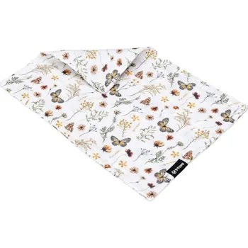 látková plena T-tomi Bio mušelínová plena pod hlavičku Meadow