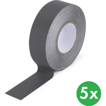 B2B Partner Protiskluzová páska pro mokré prostředí, 50 mm x 18,3 m, balení 5 ks, voděodolná, šedá