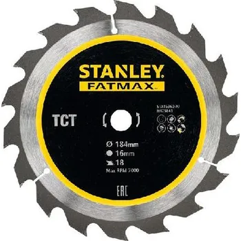 Pilový kotouč Stanley Příslušenství - Pilový kotouč na dřevo 184x16 mm, 18 zubů STA15360-XJ