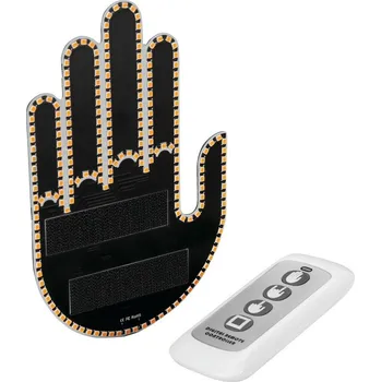 Osvětlení interiéru vozidel Lampa LED ukazatel ručních gest LED HAND GESTURES, 203 LED, 3 gesta, dálkové ovládání