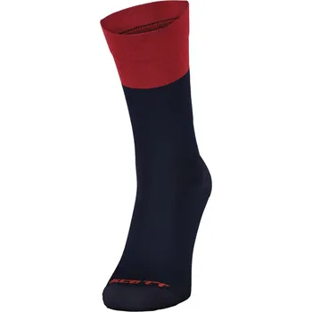 Pánské ponožky SCOTT Běžecké ponožky Block Stripe Crew léto Tmavě modrá 39-41 Unisex, Pánské