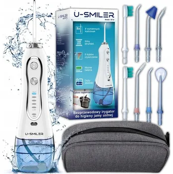 Péče o chrup Zubní Bezdrátový Irigátor Ústní Sprcha Výkonný 8 Trysek 5 Režimů