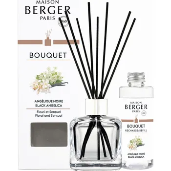 Aroma difuzér Maison Berger Paris Aroma difuzér Cube + náplň Černá Angelika 100 ml 7745
