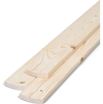 Plotovka Plotovka 575006 zakulacená horní část 95 x 20 x 1200 mm 10 ks