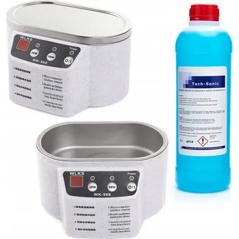 Ultrazvuková čistička ULTRAZVUKOVÁ ČISTIČKA NA VANY 968 500ML + KONCENTRÁT 1L SADA TECHREBAL