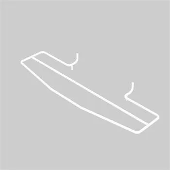 Sušák na prádlo Sušák na žebřinový radiátor - bílý - 1 sušící tyč (RAL9003 lesk)