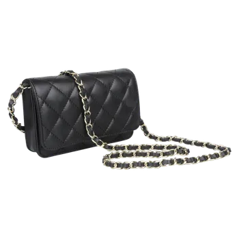 NovaKabelka.cz Kožená italská crossbody kabelka Milva Nera