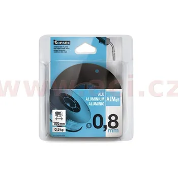 Příslušenství ke svářečce svařovací drát hliník AlMg5 0.8 mm, plastová cívka průměr 100 mm, 0.5 kg - ER5356 / S Al 5356