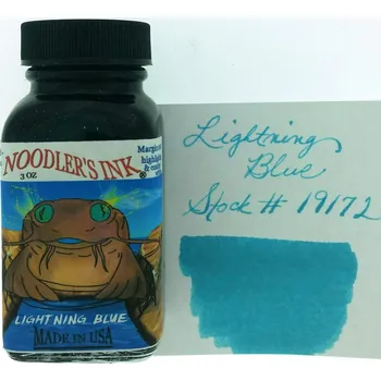 Noodler's fluorescentní inkoust 10 ml vzorek, Lightening Blue Highlighter