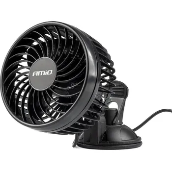 Vzduchotechnika Ventilátor do auta s přísavkou 4,5" 24V - 03002