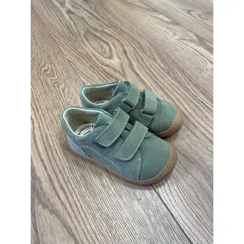 Dětská móda Nízké kožené barefoot boty TOMMY eukalyptus/zelená (1204702-530), Ricosta Pepino Velikost: 22