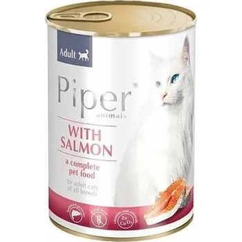 Krmivo pro kočku Piper Animals Cat Adult konzerva s lososem 400 g